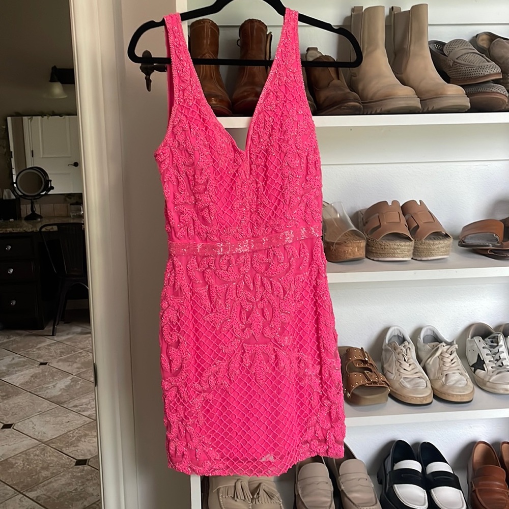 Primavera Couture beaded prom/pageant dress